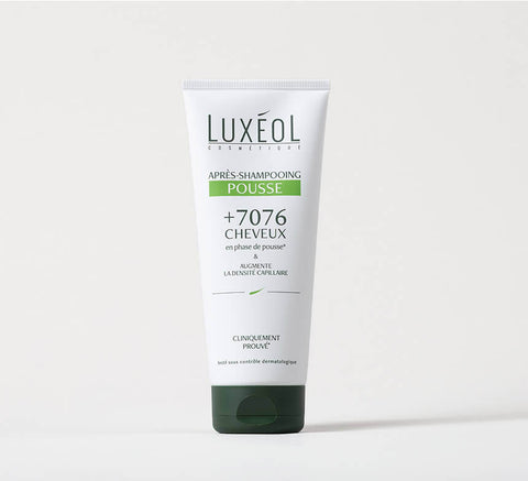 Luxéol Hair Density Conditioner tube on white background.