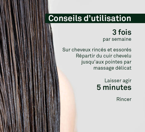 How to use – massage into hair and leave 5 minutes.