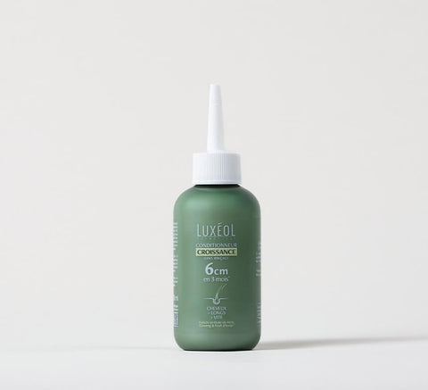 Hair density conditionier luxeol on white background
